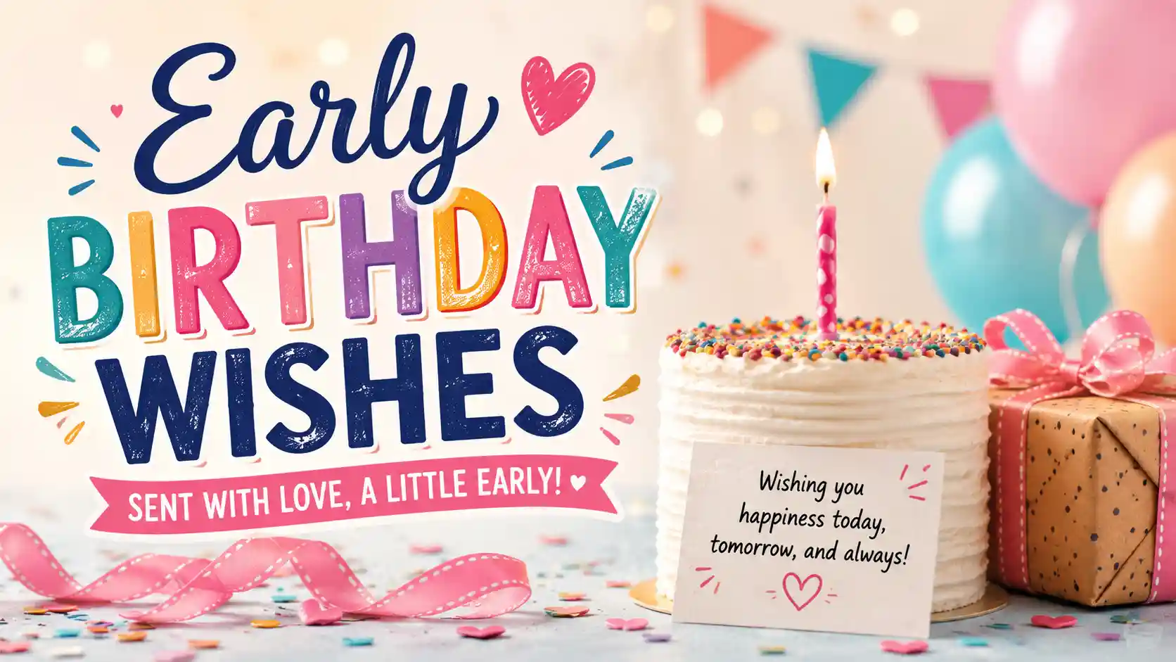 Early Birthday Wishes