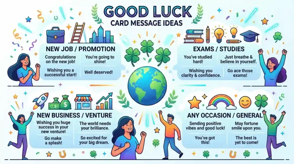 Good Luck Card Message Ideas