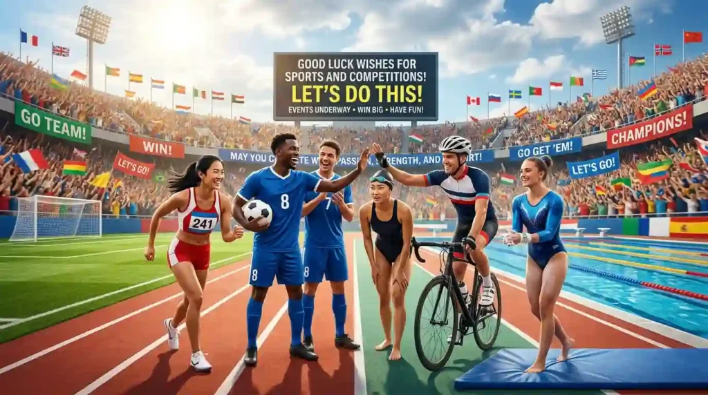 Good Luck Wishes for Sports and Competitions