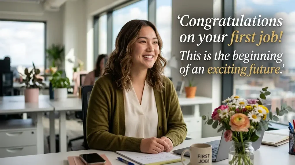 Good Luck Wishes for Their First Job