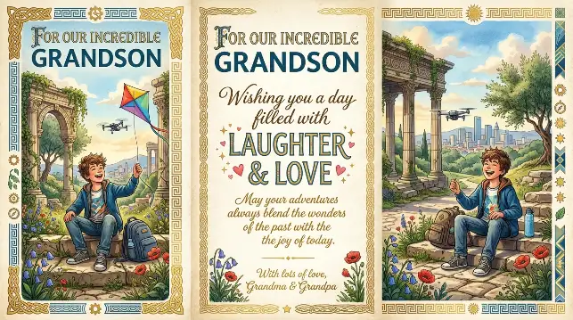 happy Birthday Wishes for a Grandson