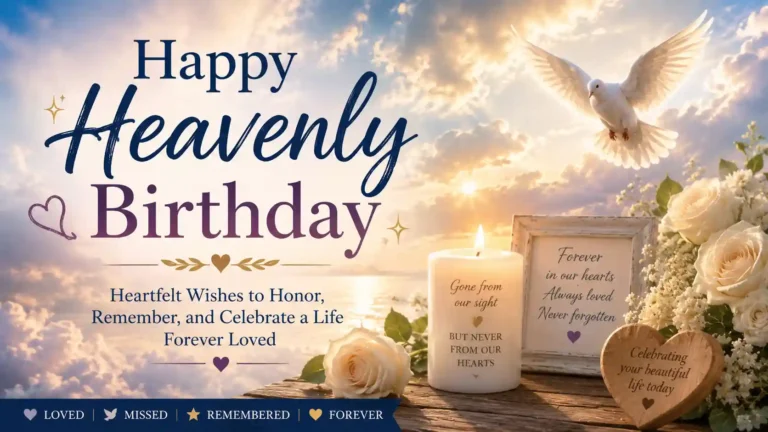 happy heavenly birthday wishes 