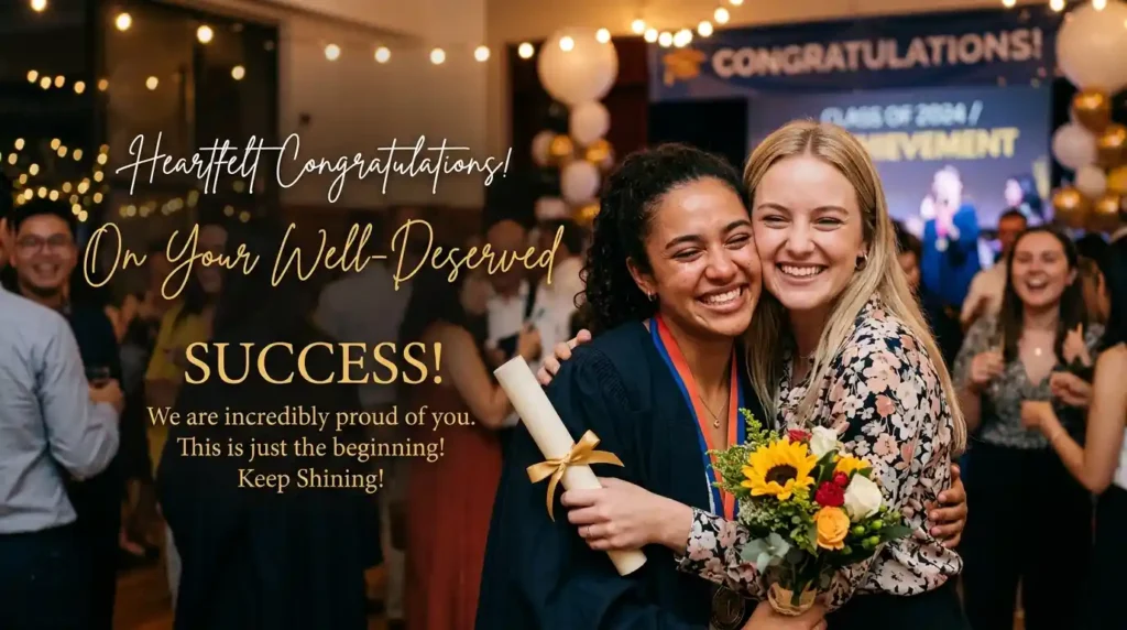 Heartfelt Congratulations Wishes for Success