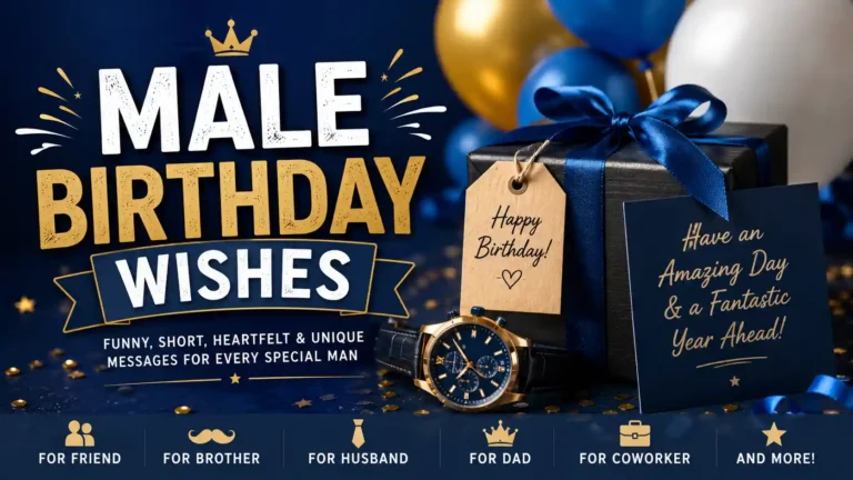 Male birthday wishes
