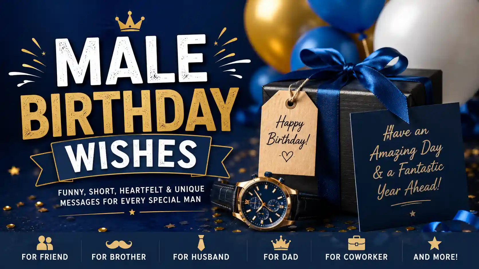 Male birthday wishes