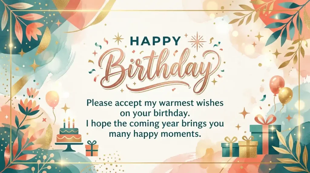 Respectful Birthday Wishes for Father-in-Law