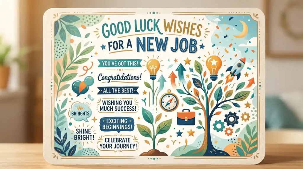 Short Good Luck Wishes for a New Job