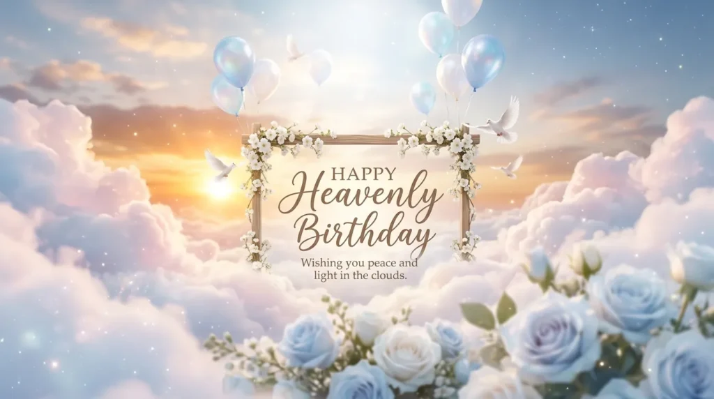 Short Happy Heavenly Birthday Wishes