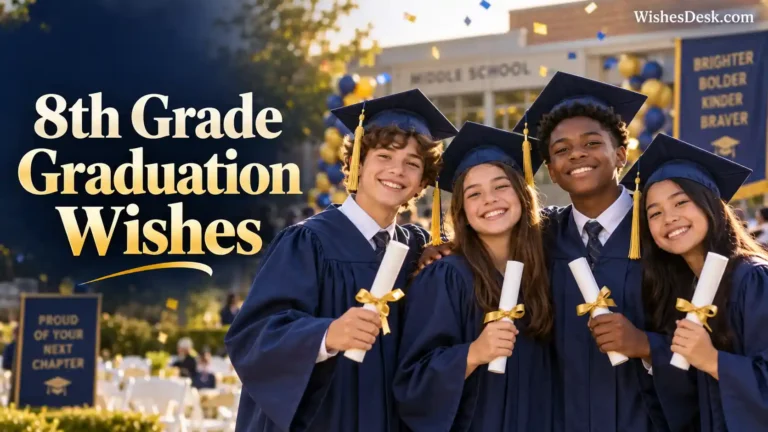 8th Grade Graduation Wishes, Messages and Quotes
