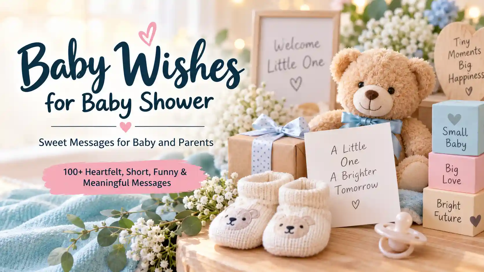Baby Wishes for Baby Shower: Sweet Messages for Baby and Parents