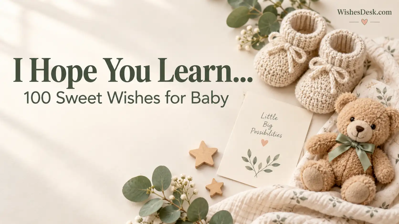 I Hope You Learn Baby Wishes