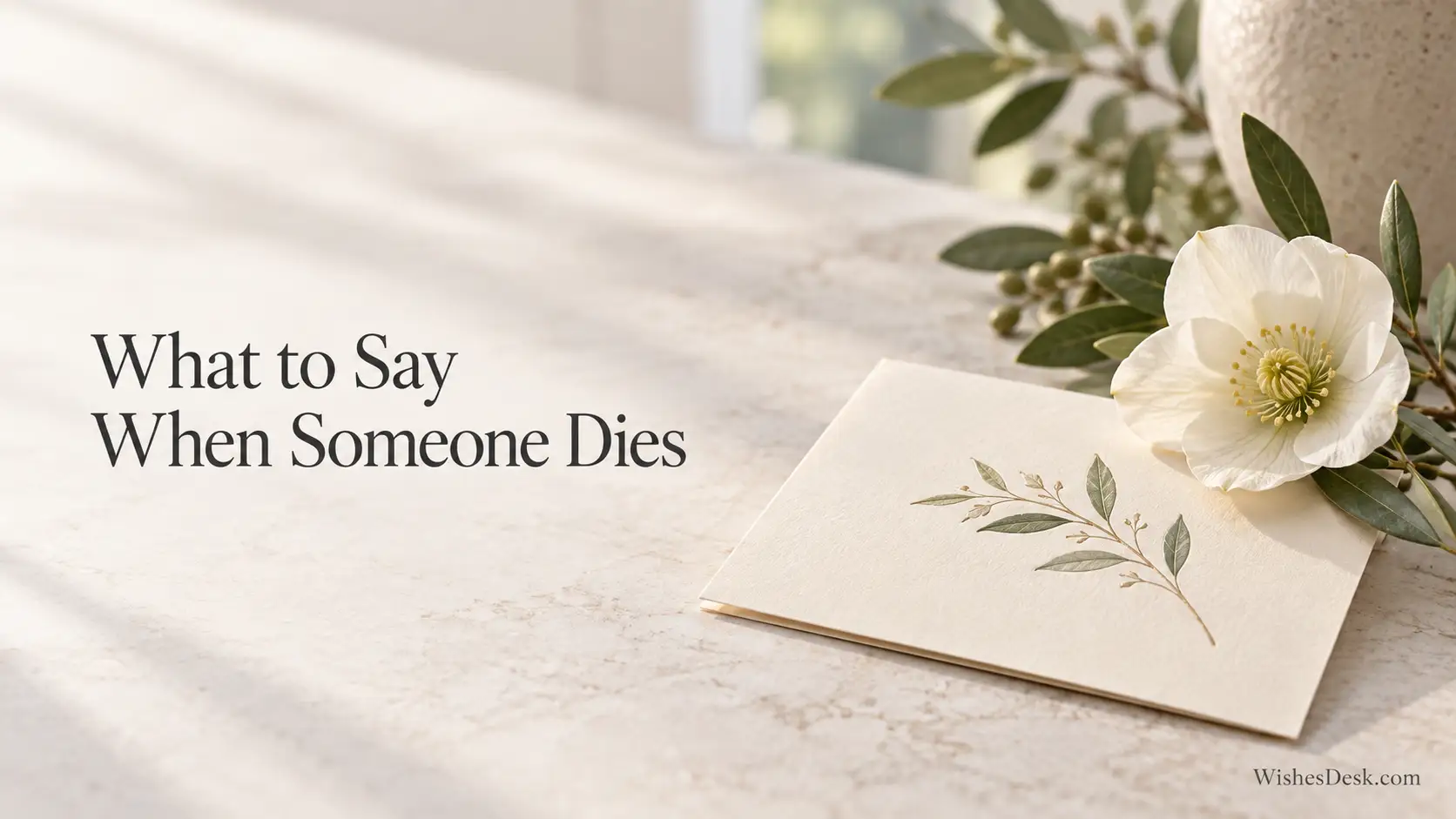 Death Wishes and Sympathy Messages for Every Loss