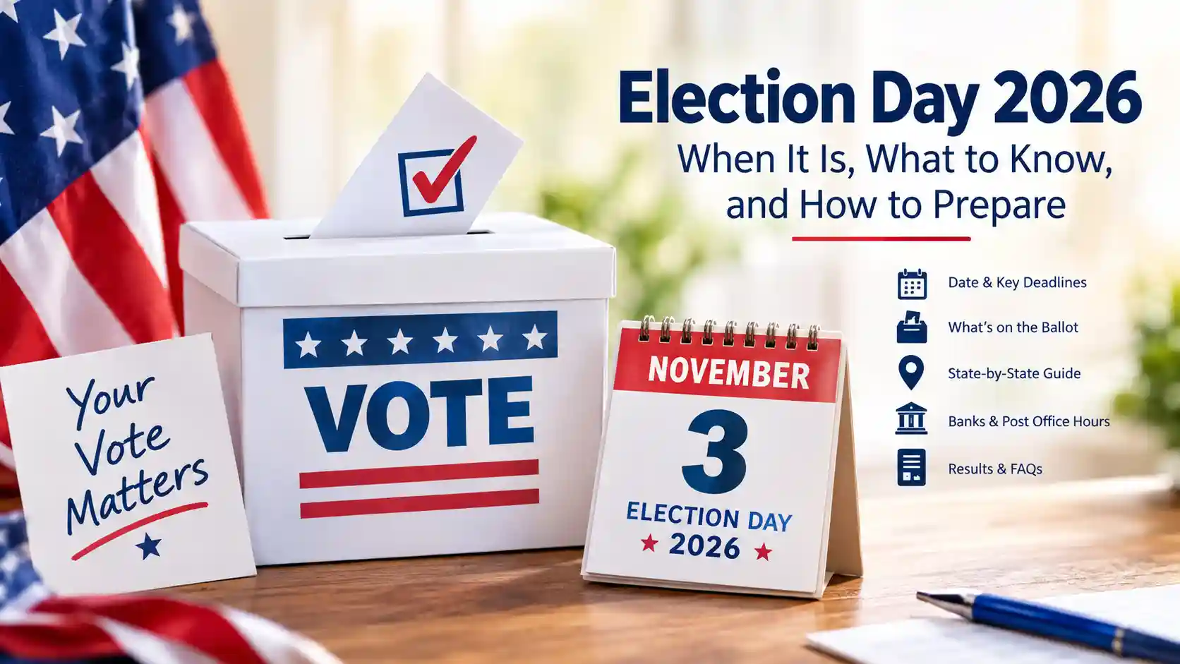 Election Day 2026: When Is It, Voting & State Guide