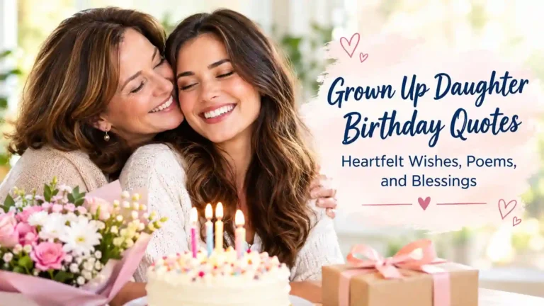 Grown Up Daughter Birthday Quotes From Mom, Dad & Family